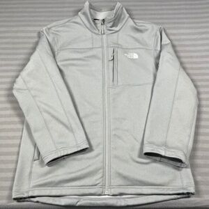 The North Face Jacket Mens Large Gray Windbreaker Full Zip